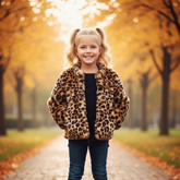 Full Sleeves Cheeta Print Fur Fluffy Fleece Jacket