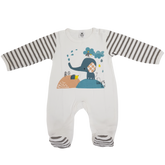 Baby Girls Printed Sleeper Spring
