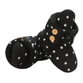 White Stars Fluffy Shoes