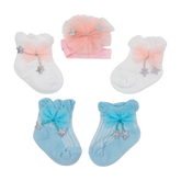 Multi Socks Pack of 2 and Headband Set