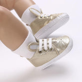 Cute Golden Glitter Rabbit Shoes
