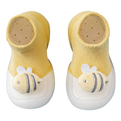 Yellow Fish Non Slip Baby Socks Shoes