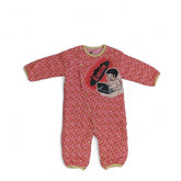 Pink Quilted Baby Romper