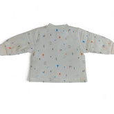 Soft White Quilted Toddler Top with Leggings