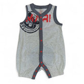 Grey Sleeveless Romper
