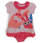 Adorable Ruffled Bunny T-Shirt for Baby Girls