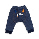 Adorable Monster Face Denim Pant