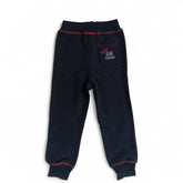 Cozy Kids' Navy Blue Sweatpants with Red Stitching