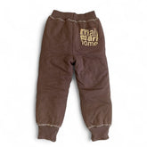 Kids' Brown Fleece Jogger Pants