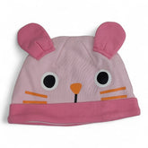 Kids Pink Bunny Cap