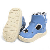 Blue Faux-Fur Lined Koala/Bear Baby Winter Boots