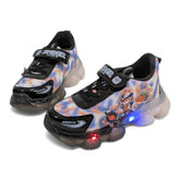 Prince Character Kids Sneakers – Black & Multicolor