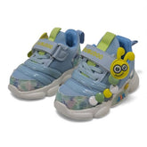 Adorable Light Blue Caterpillar Toddler Sneakers
