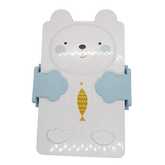 Cute rabbit shape sealed bento and cutlery set lunch box