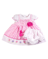Polka Dot Girl Dress (Pink)