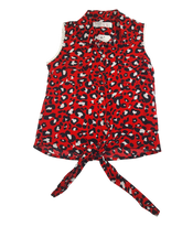 Red Stuff Baby Girl Tulip Sleeveless Shirt