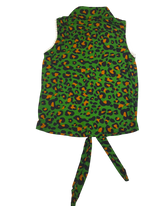 Green Stuff Baby Girl Tulip Sleeveless Shirt