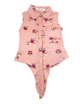 Baby Pink Stuff Baby Girl Tulip Sleeveless Shirt