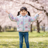 Baby Girl Hi Cute Printed Winter Jacket