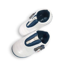 Adorable Lightning Mickey Mouse Kids' (Navy Blue) Casual Shoes with Zipper Closure