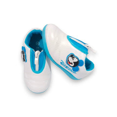Adorable Lightning Mickey Mouse Kids' (Light Blue) Casual Shoes with Zipper Closure