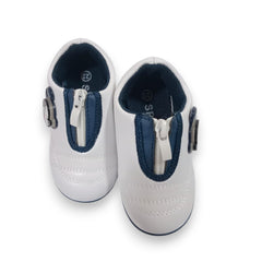 Adorable Lightning Mickey Mouse Kids' (Navy Blue) Casual Shoes with Zipper Closure