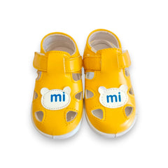 Soft Sole Toddler First Walkers (Yellow)
