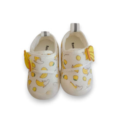 Adorable Banana Print Breathable Anti-Slip Baby First Walkers