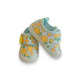 Adorable Pineapple & Orange Print Baby Soft Sole Anti-Slip Shoes