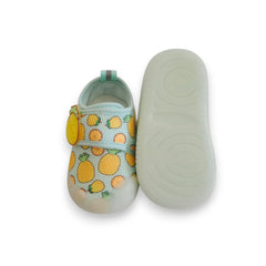 Adorable Pineapple & Orange Print Baby Soft Sole Anti-Slip Shoes