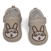 Soft Sole Light Brown Bunny Baby Booties