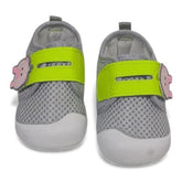 Non-Slip Grey Soft-Sole Baby Booties