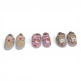 New-born Baby Booties - 3pc set