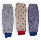 Printed Playtime Pajamas with Elastic Waistband (Pack of 3)