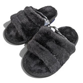 Fluffy Slingback Slippers