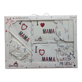 New Journey 10-Piece "I Love Mama" Newborn Baby Gift Set – White