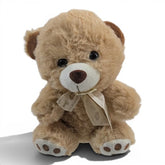 Soft Brown Bear with Bow