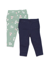 2pc Blue & greenTights