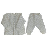 Cozy 2 Pc Diamond Knit Baby Set