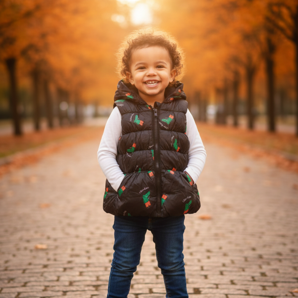 Girls Sando - Black Jacket