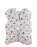 Baby Girls White With Gold Hearts Puffer Jacket