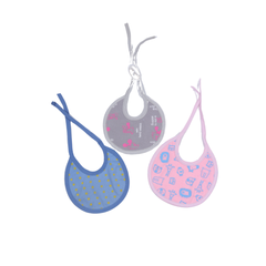 New Born Baby 3 Bibs