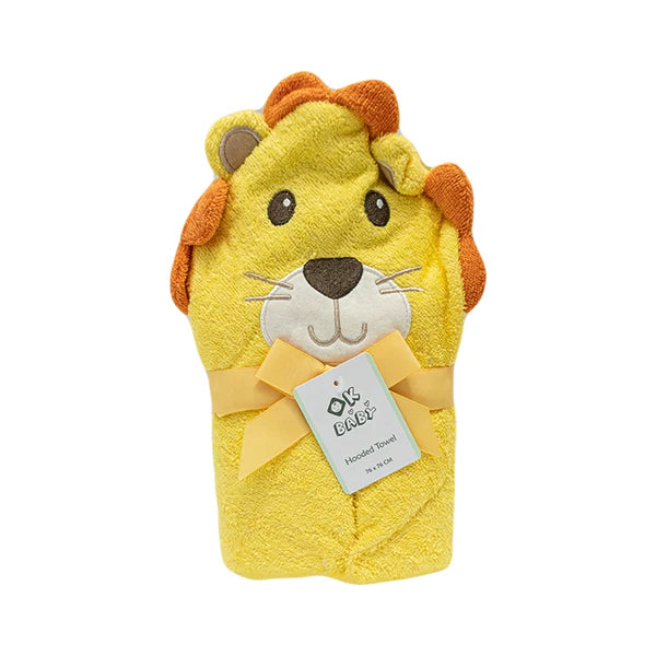 Baby Lion Hooded Bath Towel