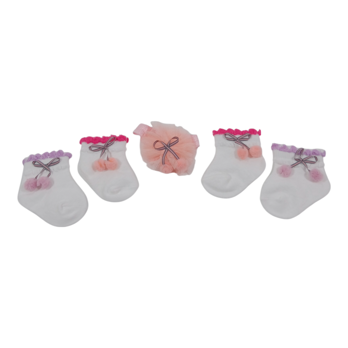 Multi Socks Pack of 2 and Headband Set