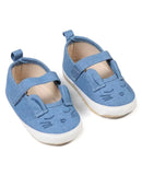 Girls Demin Embroidery Shoes