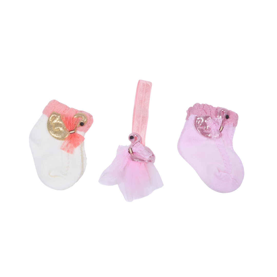 Multi Socks Pack of 2 and Headband Set