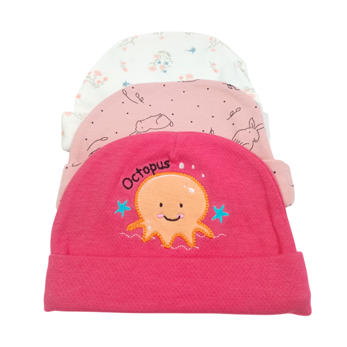 Multi-Caps Soft Cotton Pack Of 3