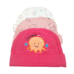 Multi-Caps Soft Cotton Pack Of 3