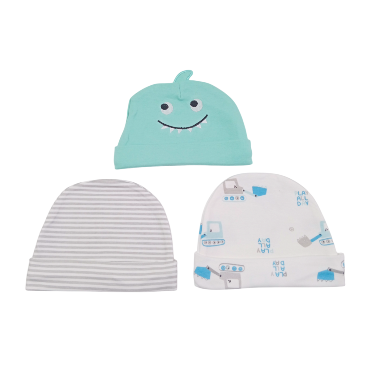 Multi-Caps Soft Cotton Pack Of 3