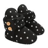 White Stars Fluffy Shoes